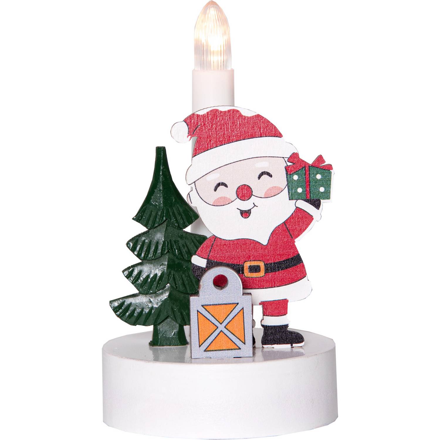 Adventstake Star Trading Billy 1 Lys Nisse