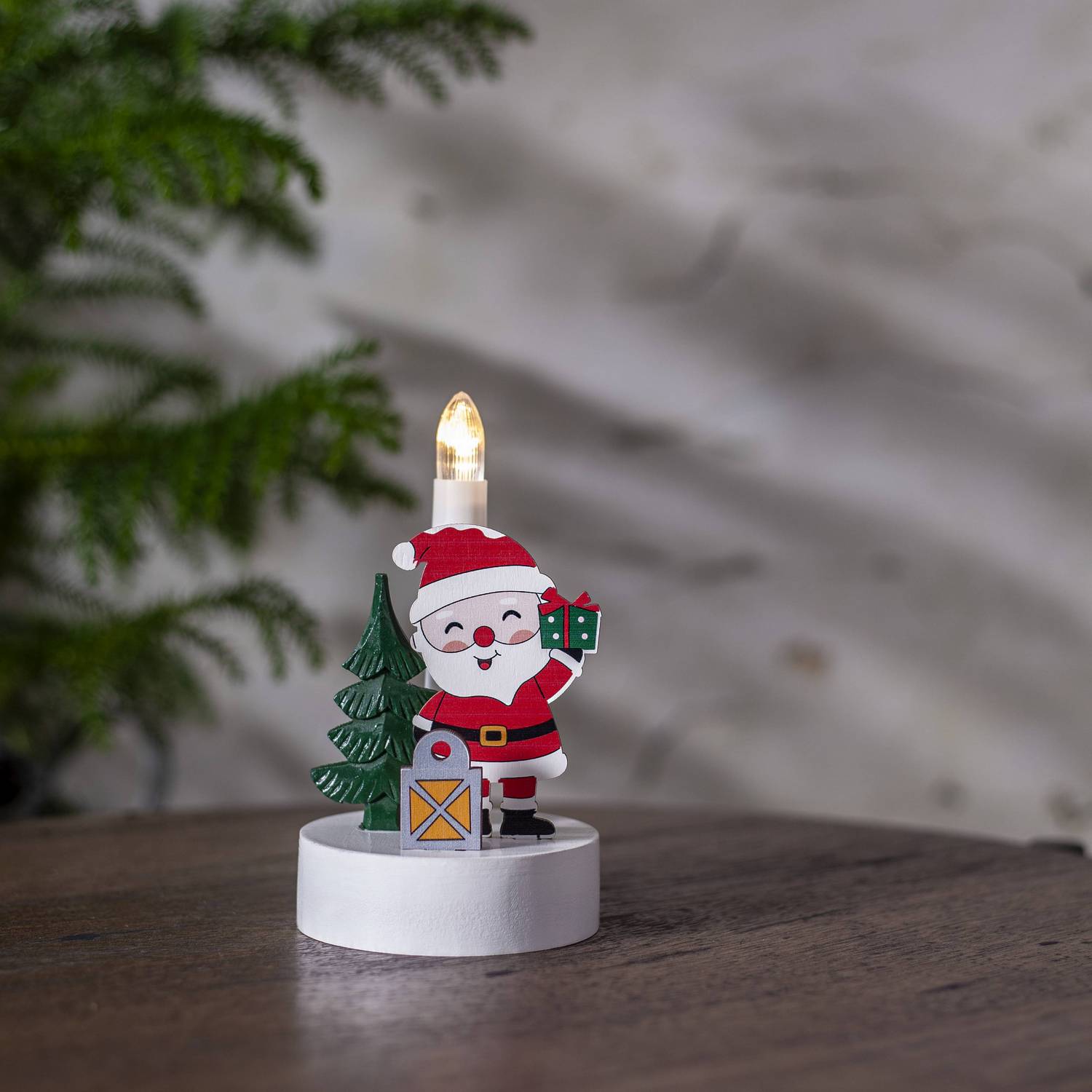 Adventstake Star Trading Billy 1 Lys Nisse