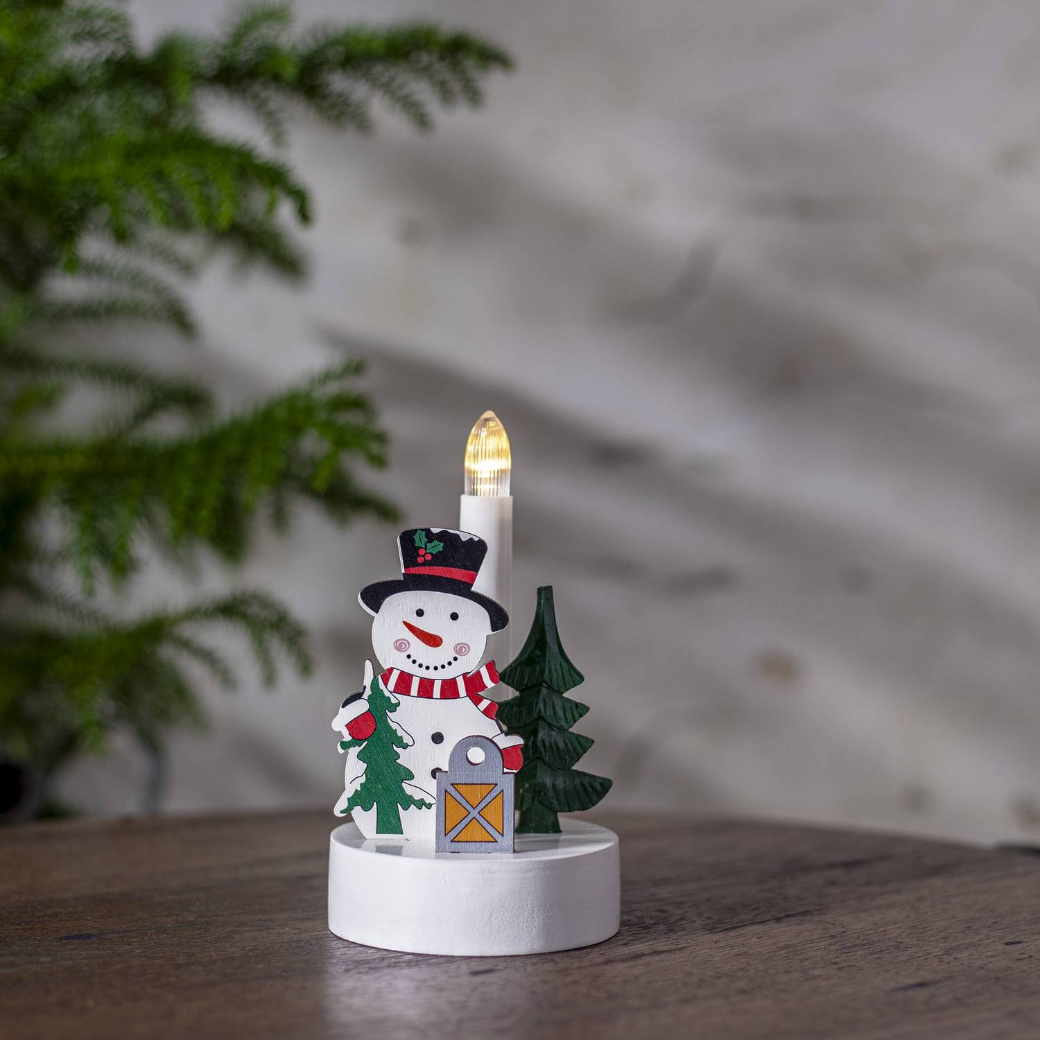 Adventstake Star Trading Billy 1 Lys Snømann