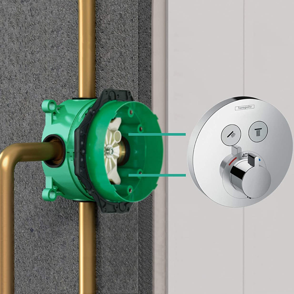 Takdusjsett Hansgrohe Raindance S 240 ShowerSelect S 1jet