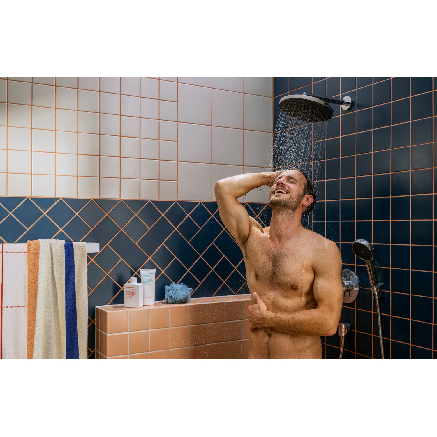 Handdusch Hansgrohe Activera Select S 95 2jet EcoSmart med Duschhållare och Duschslang