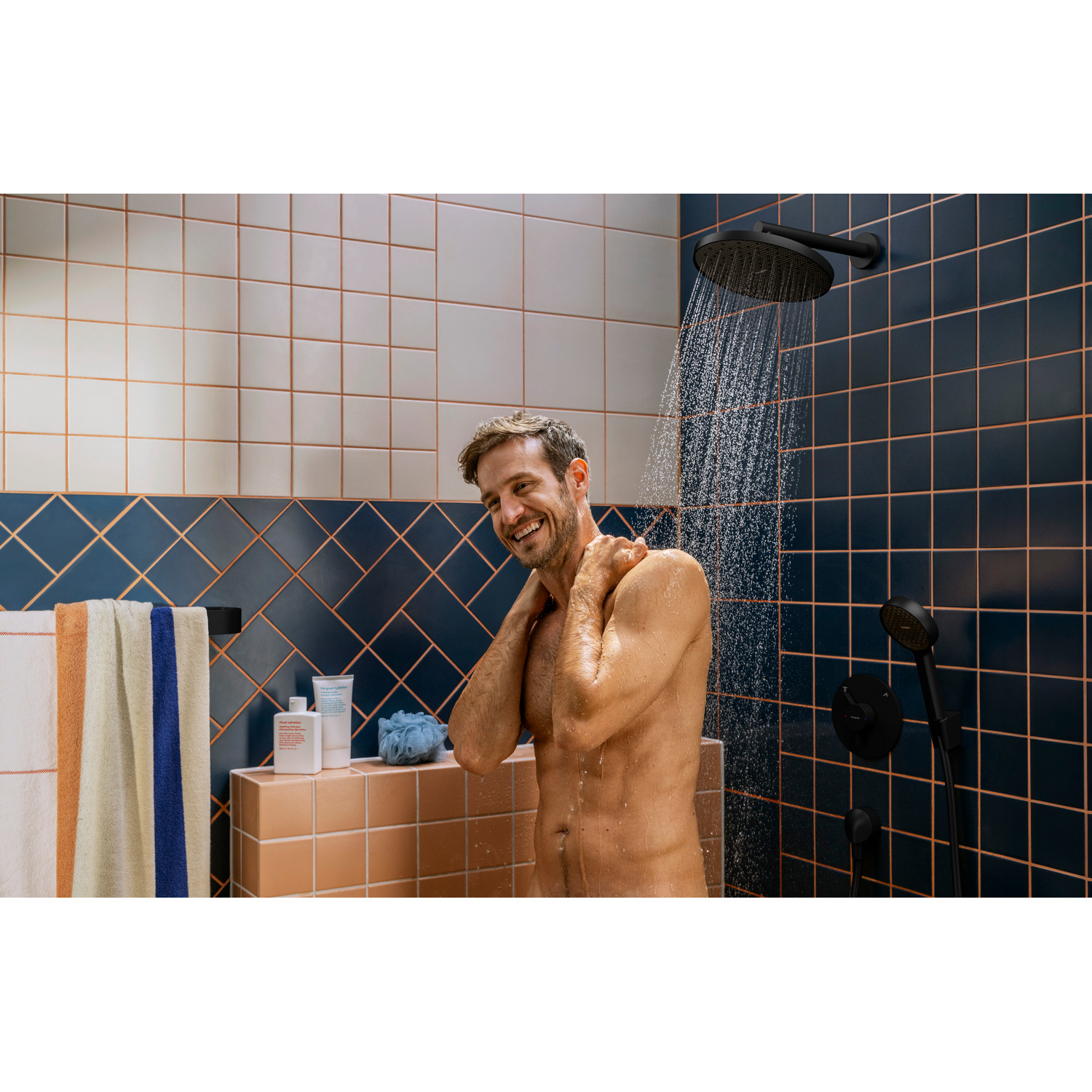 Hånddusj Hansgrohe Activera Select S 95 2jet EcoSmart med Dusjholder og Dusjslange