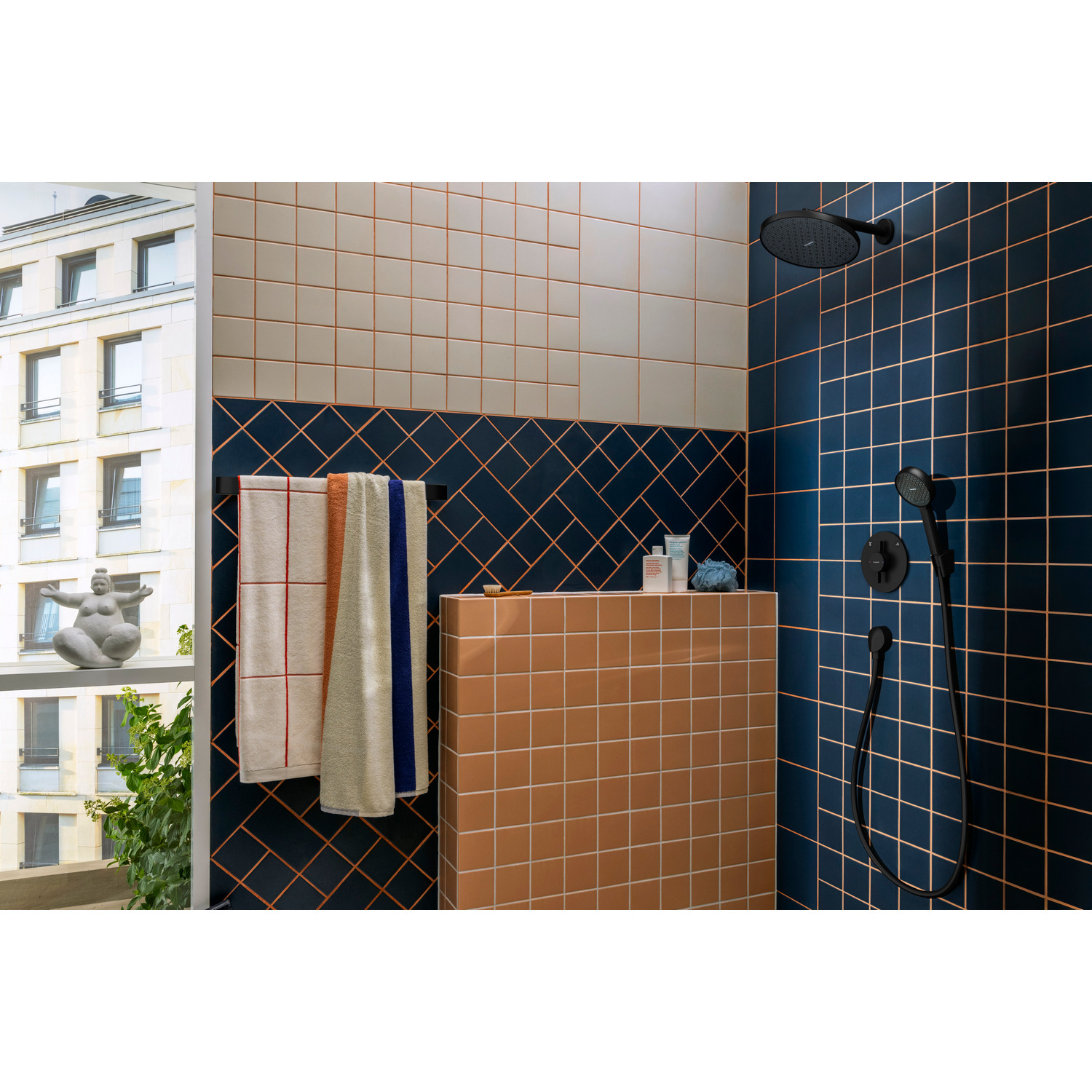 Hånddusj Hansgrohe Activera Select S 95 2jet EcoSmart med Dusjholder og Dusjslange