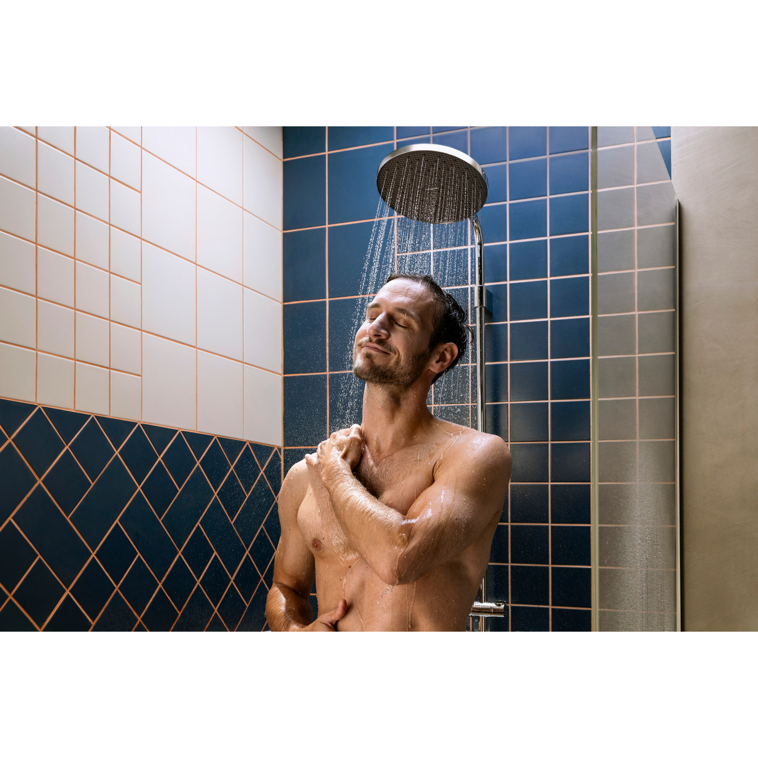 Takduschset Hansgrohe Activera S Showerpipe 240 1jet EcoSmart+ med Ecostat Fine Varia