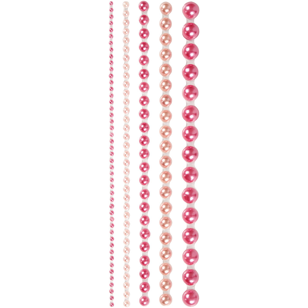 Halvperler Creativ Company Str 2-8 mm 140 St/1 Pk