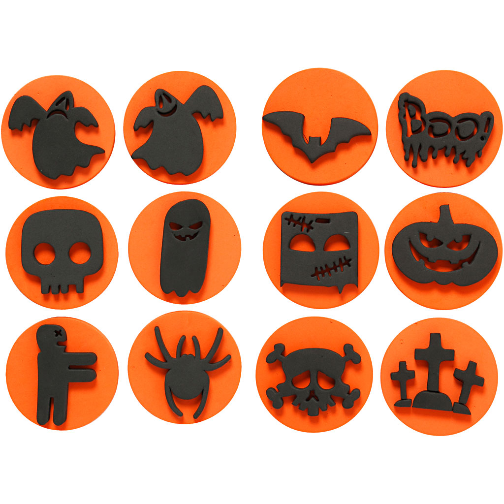 Skumstempler Creativ Company Halloween 12-Pk