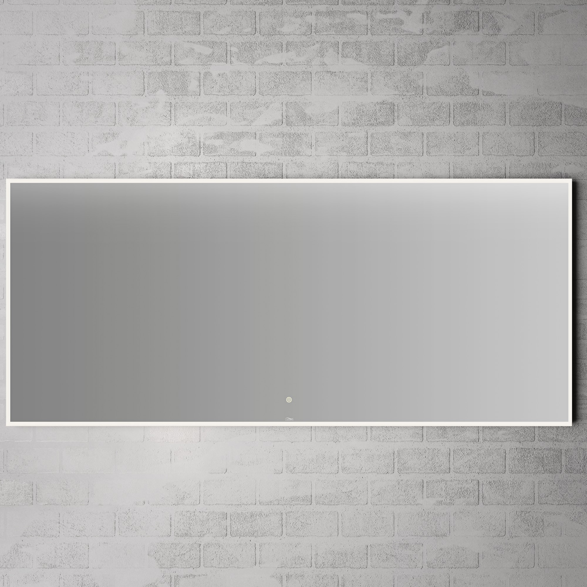 Speil Linn Bad Vange med Lysramme