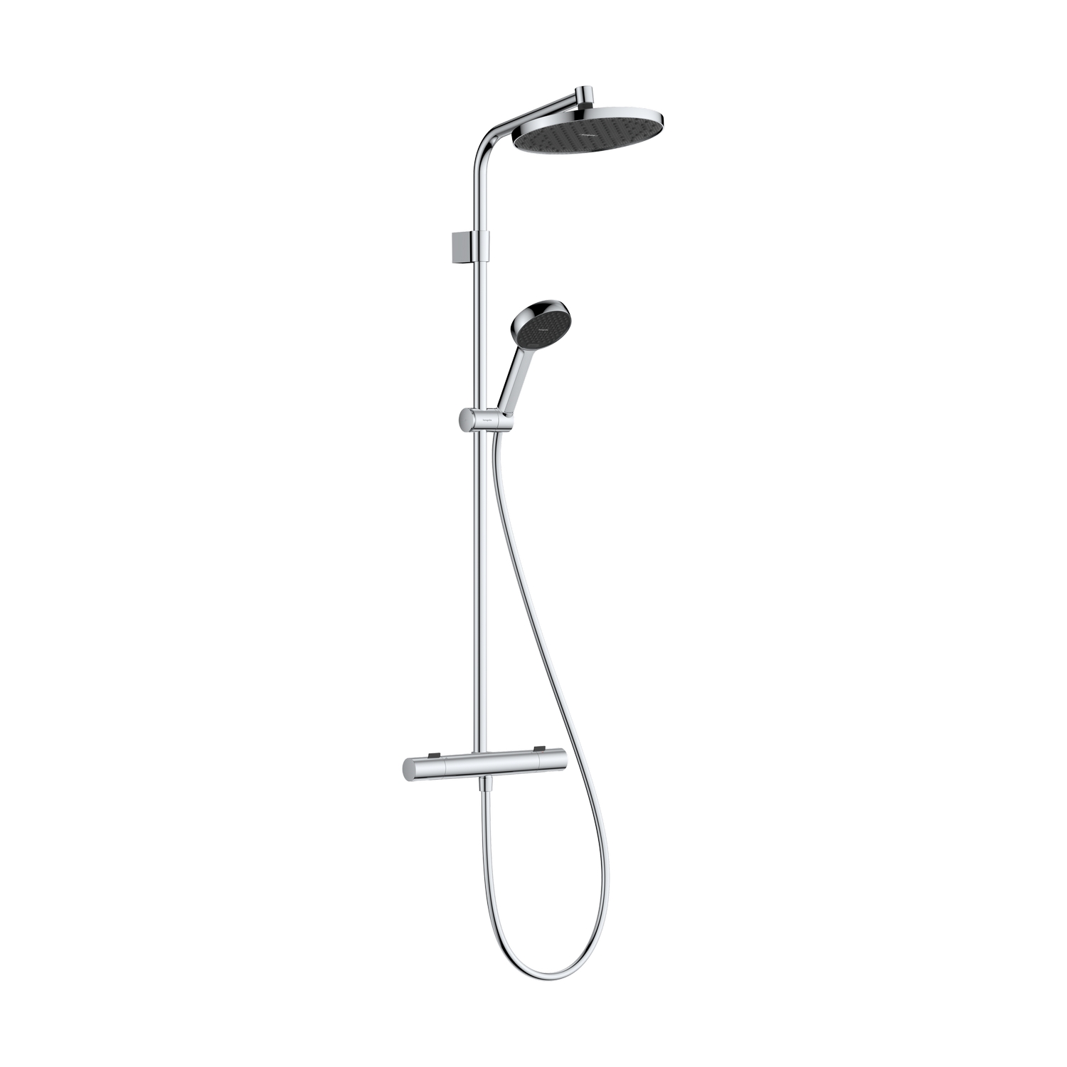 Takduschset Hansgrohe Activera S Showerpipe 240 1jet EcoSmart med Ecostat Fine Varia | badrum - duscharmatur - takdusch | KakelKungen