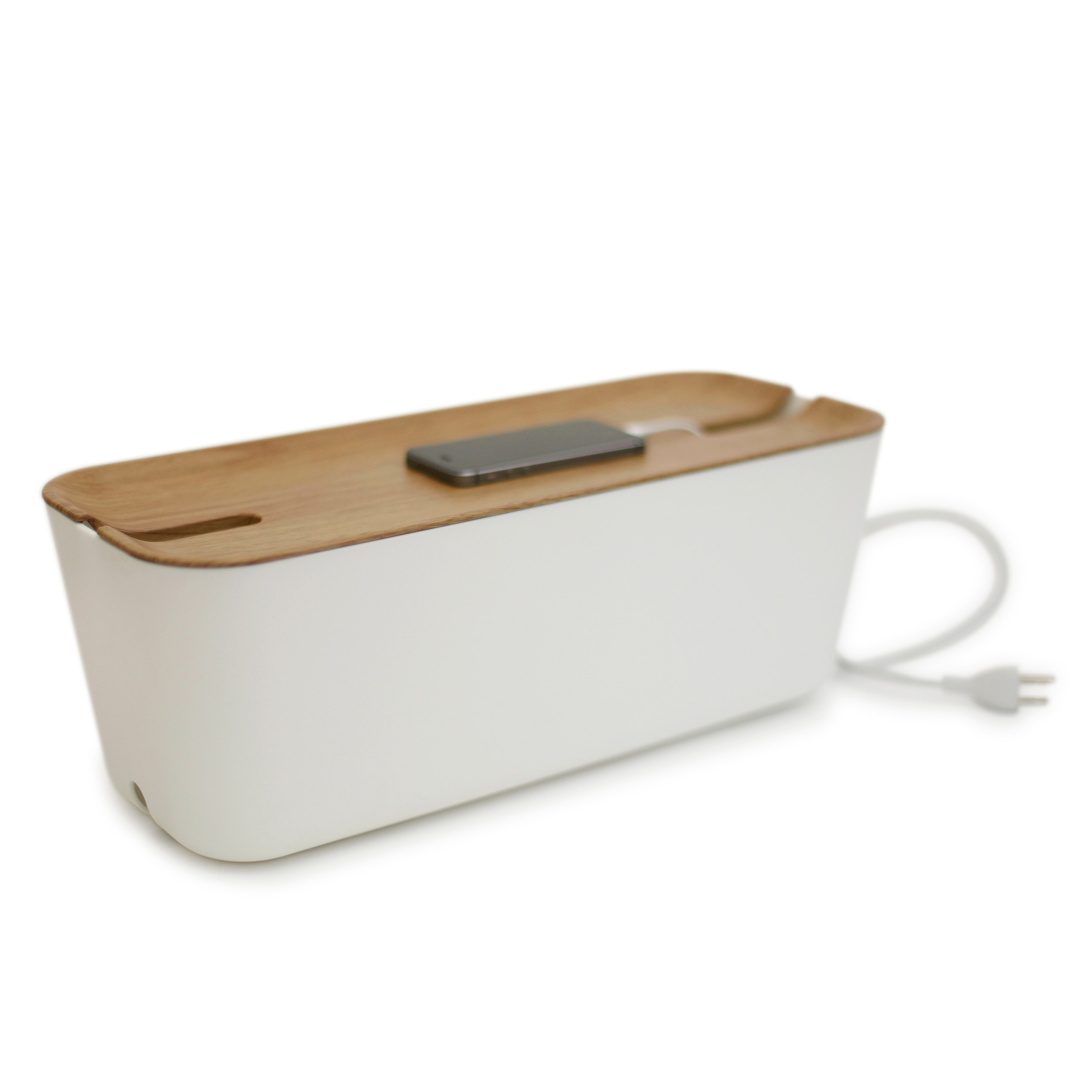 Kabellåda Bosign XL Färg: Vit/Natur