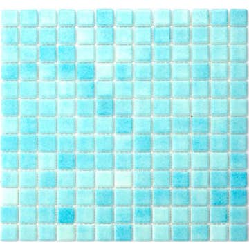 Glasmosaik Alttoglass Azul Celest Blå 3x3 cm