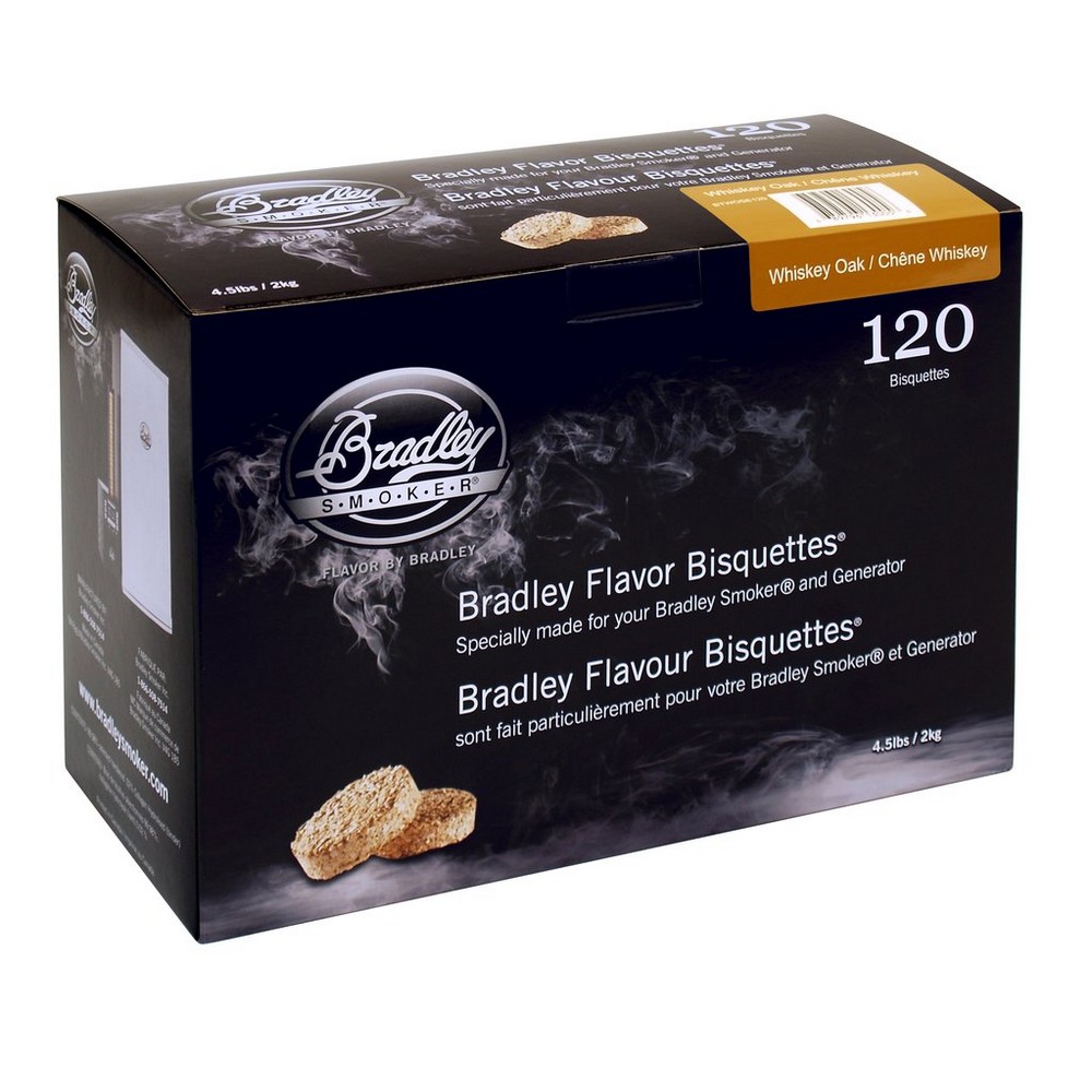 Briketter Bradley Whiskey Oak 120-pk