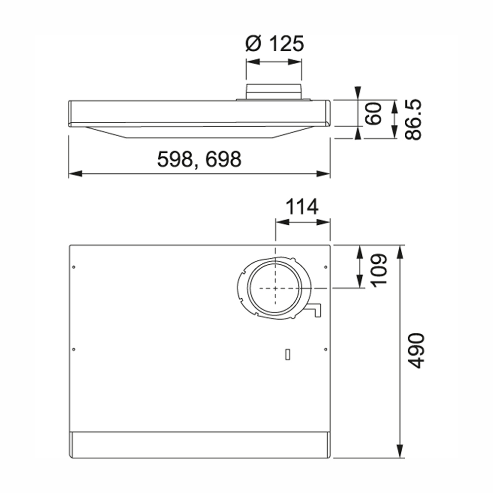 Kjøkkenvifte Franke 1240B-16 60 cm Spirit
