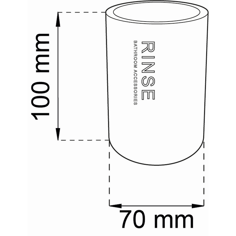 Tannbørsteholder Habo Nature