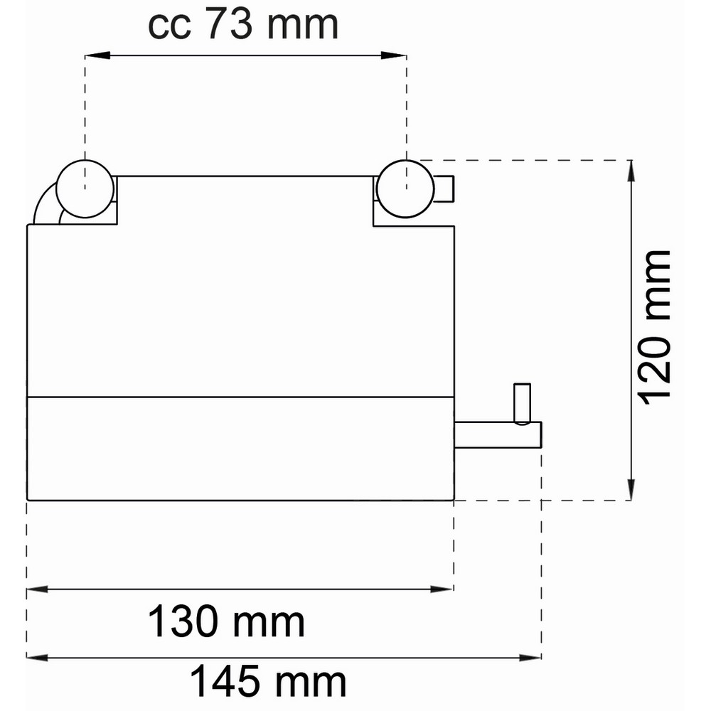 Toalettpapirholder Habo 1368 med Lokk
