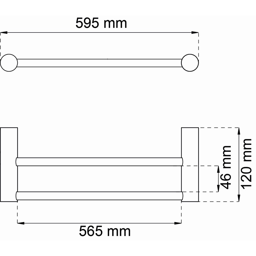 Håndklestang Habo 1368 Dobbel