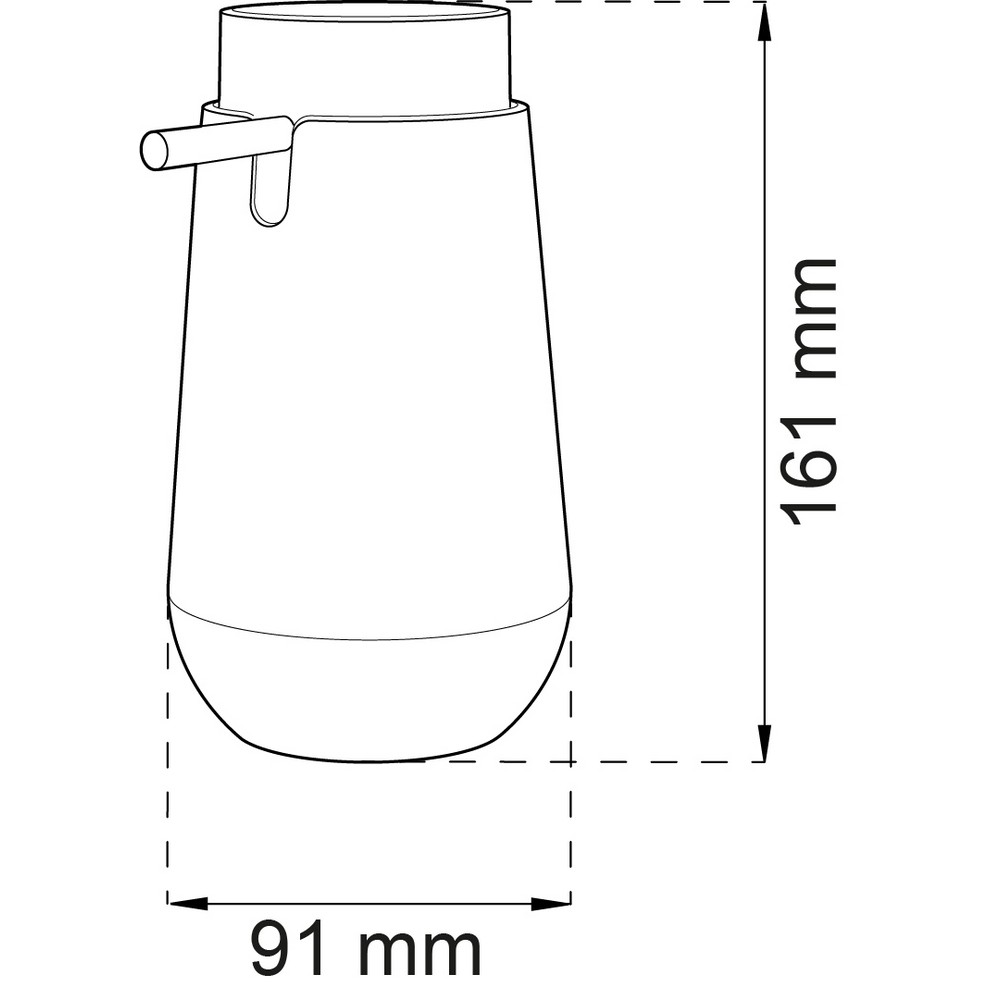 Såpedispenser Habo Acacia Svart