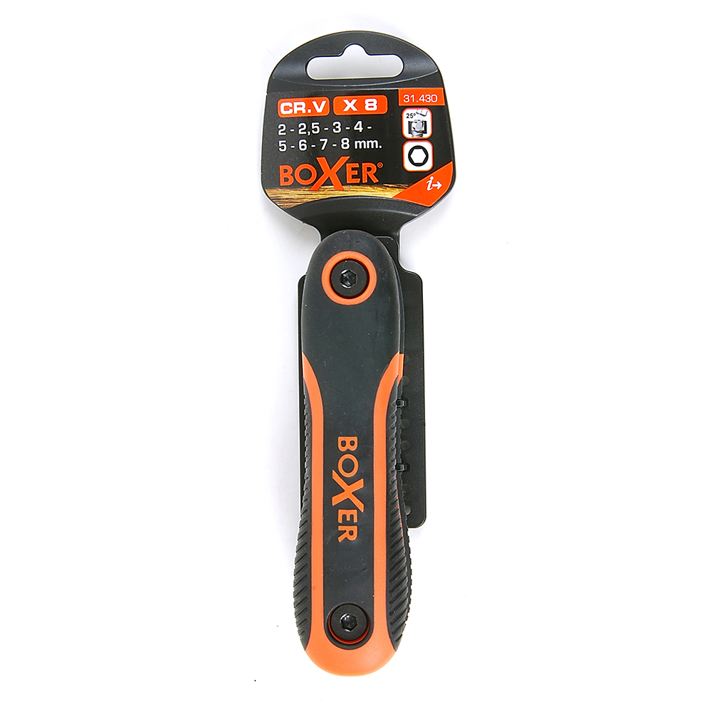 Unbraconøkkelsett Boxer 8 i 1