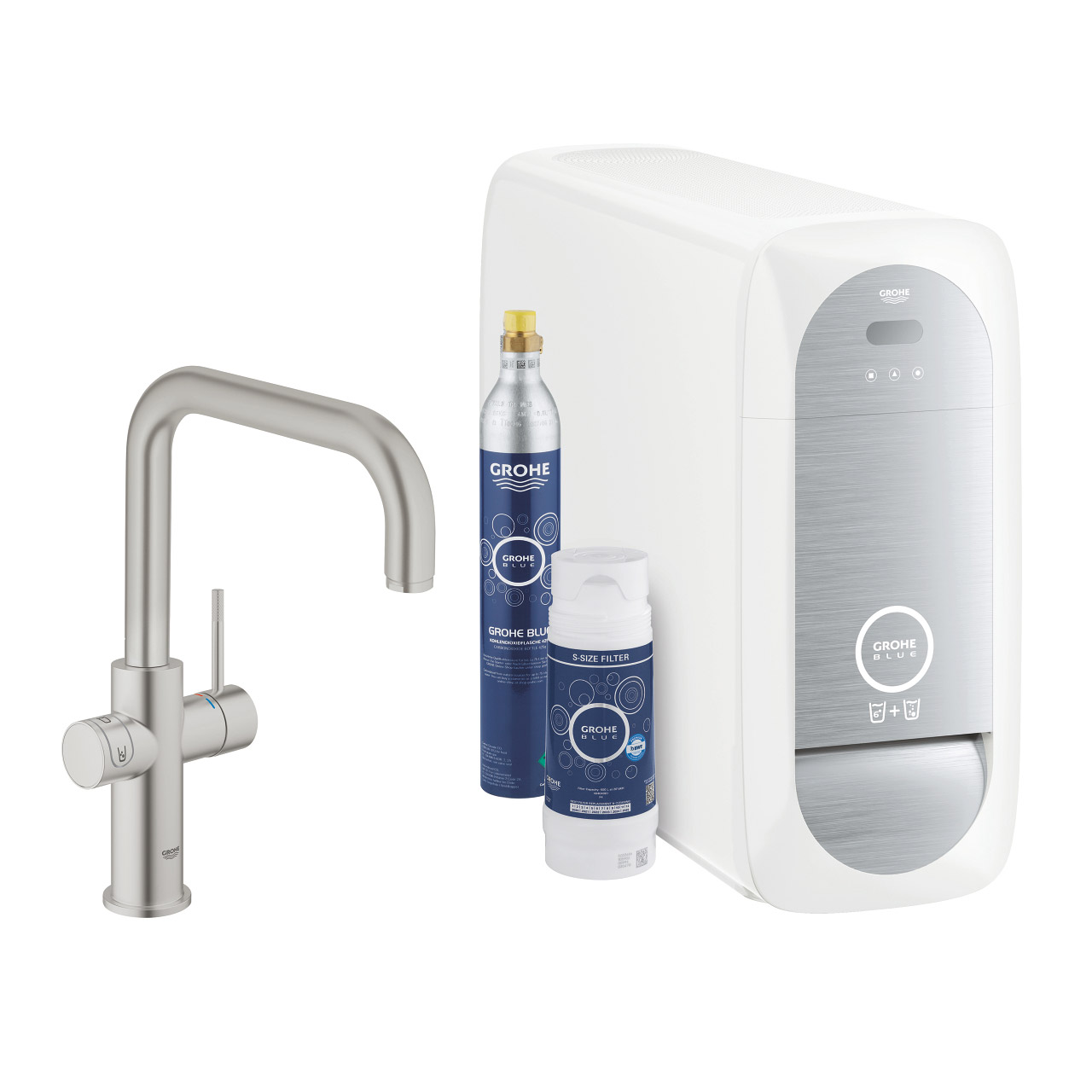 Köksblandare Grohe Blue Home U-pip Starter Kit Bluetooth