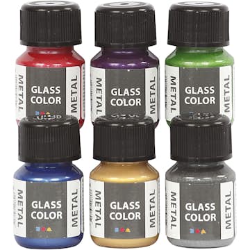 Glassfarge Creativ Company Metall 6x30 ml/1 Pk