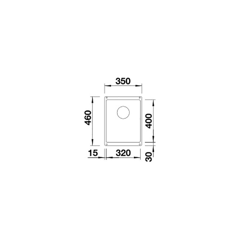 Kjøkkenvask Blanco Subline 320 Silgranitt Infino