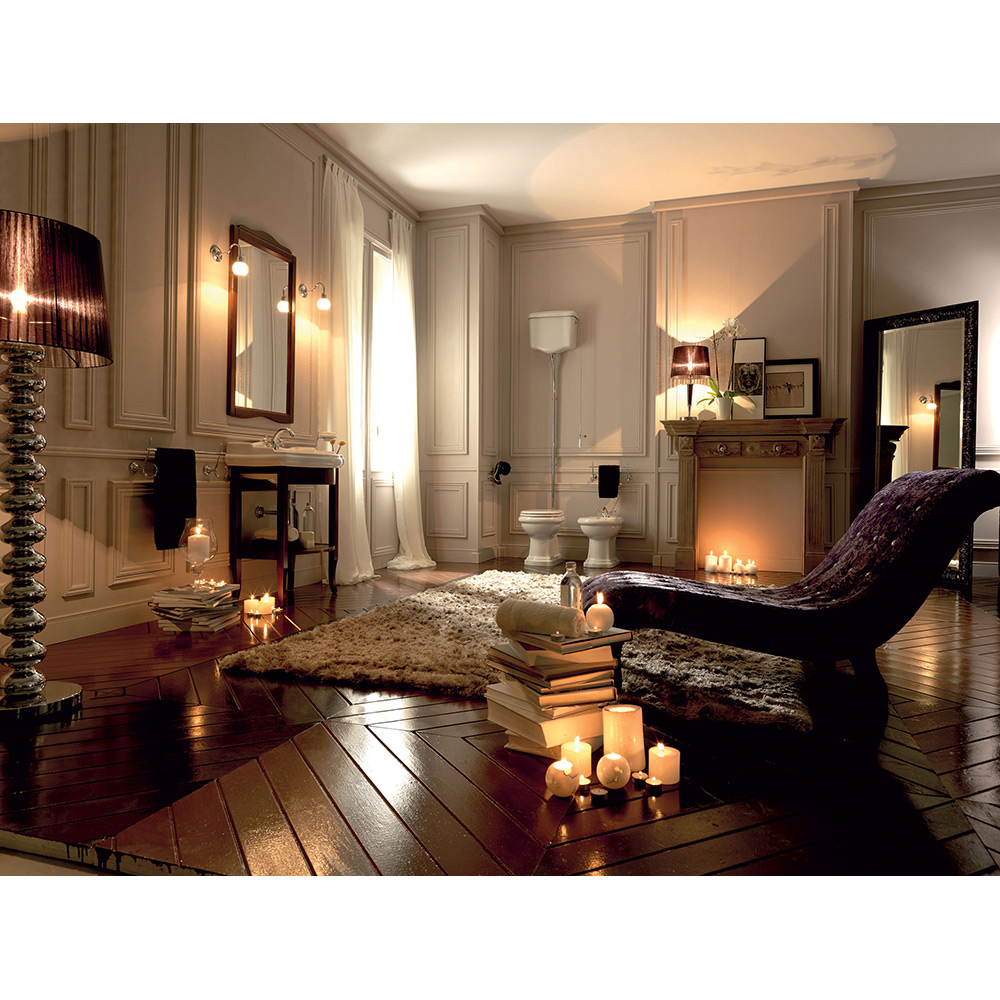 Toalettstol Lavabo Retro HIGH P-lås