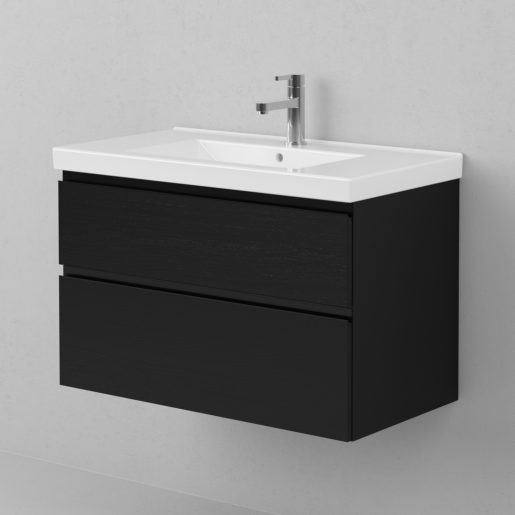 Tvättställsskåp INR Viskan Grip med 2 Lådor