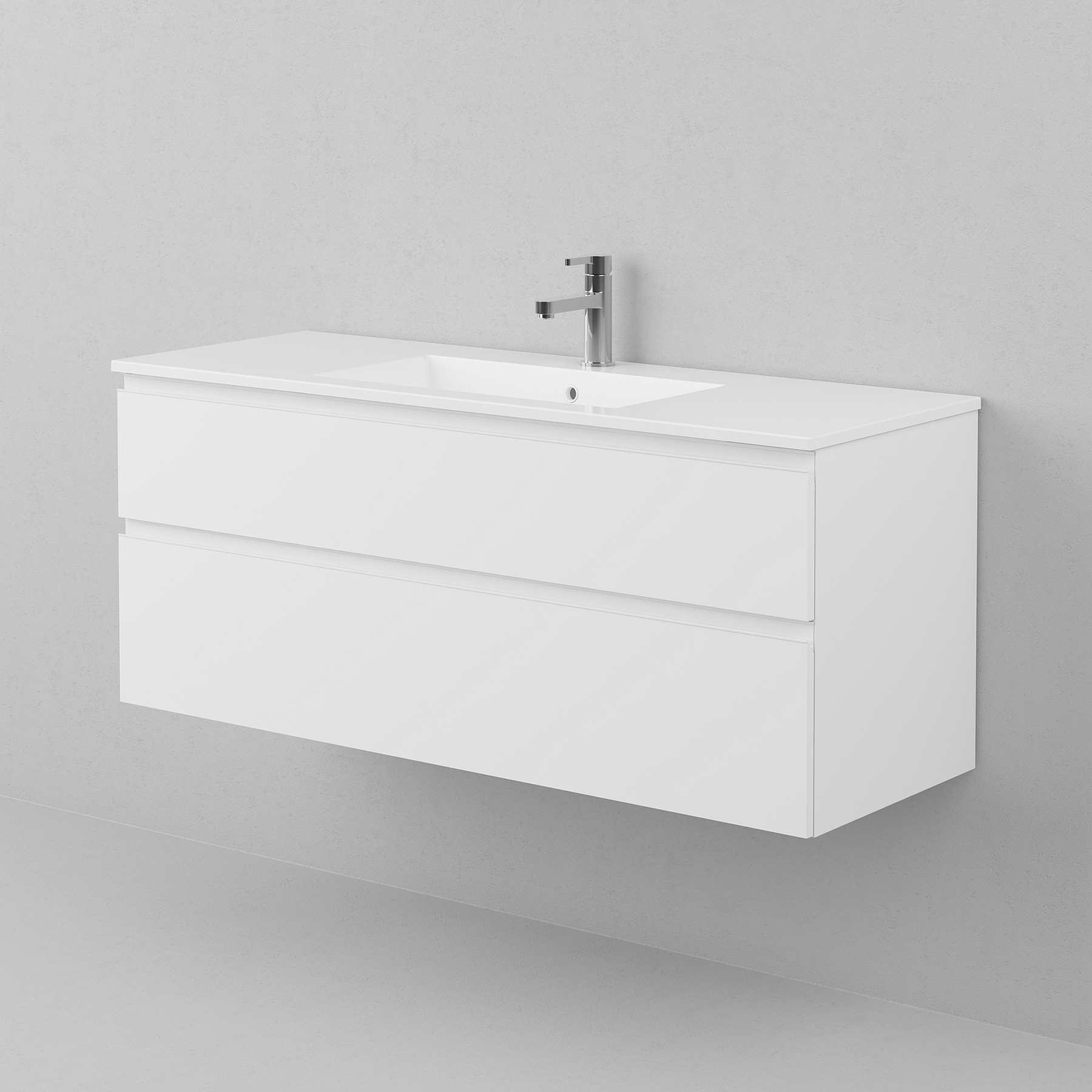 Tvättställsskåp INR Viskan Grip med 2 Lådor | badrum - badrumsmobler - tvattstallsskap-och-kommod | KakelKungen