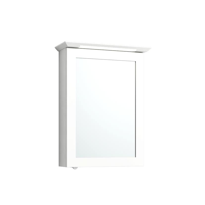 Spegelskåp Svedbergs Hamra Bredd: 490 mm, Vit - Installation/montering finns att köpa till