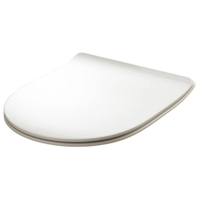 Toalettsits Lavabo Flo och File Slim Mjukstängande Hårdsits Vit