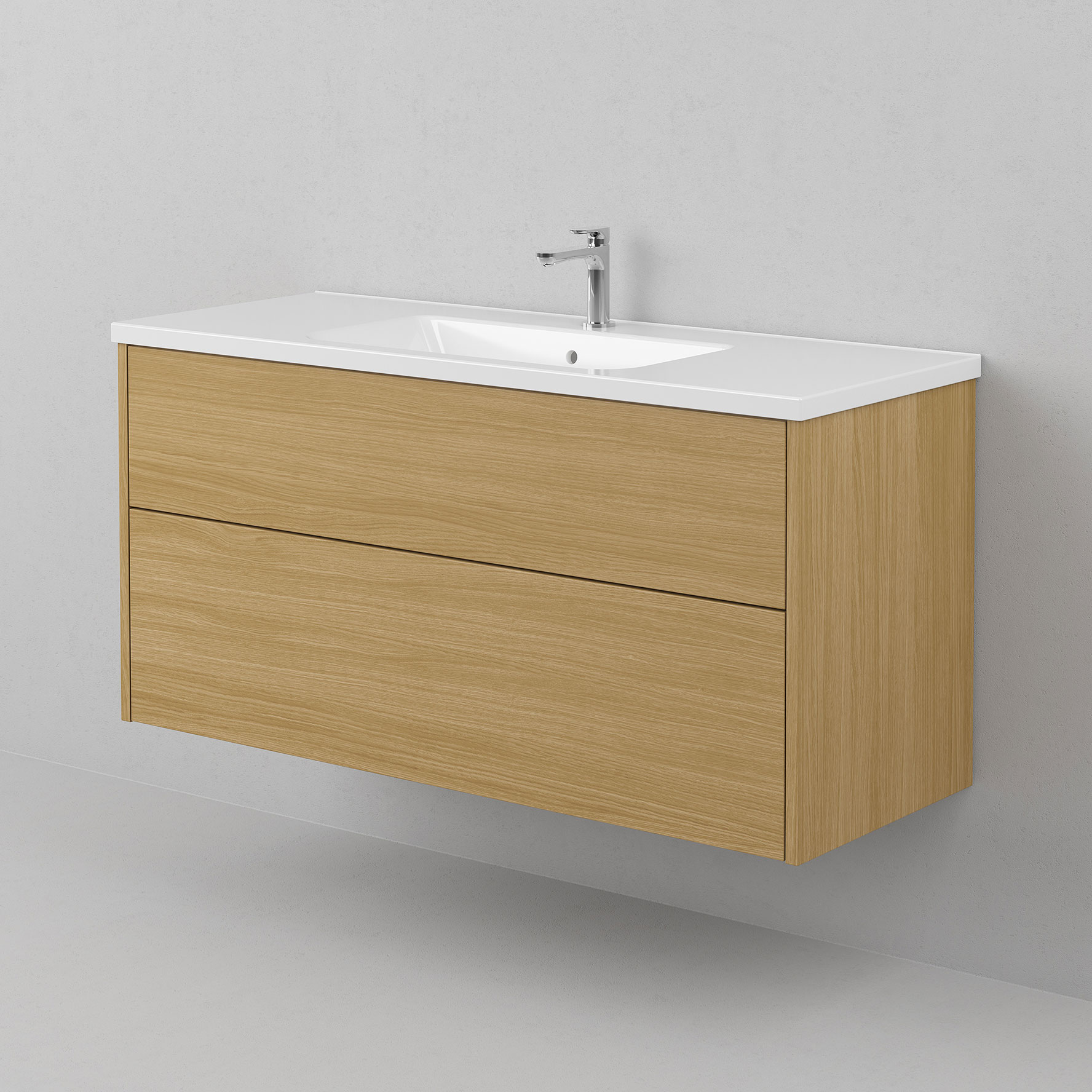 Tvättställsskåp INR Grand Solid med 2 Lådor | badrum - badrumsmobler - tvattstallsskap-och-kommod | KakelKungen