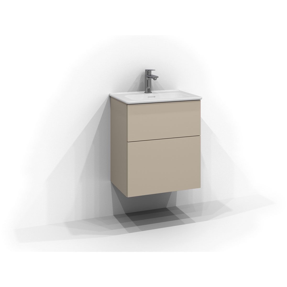 Tvättställsskåp Svedbergs Poem Plan 350 med 2 Lådor | badrum - badrumsmobler - tvattstallsskap-och-kommod | KakelKungen