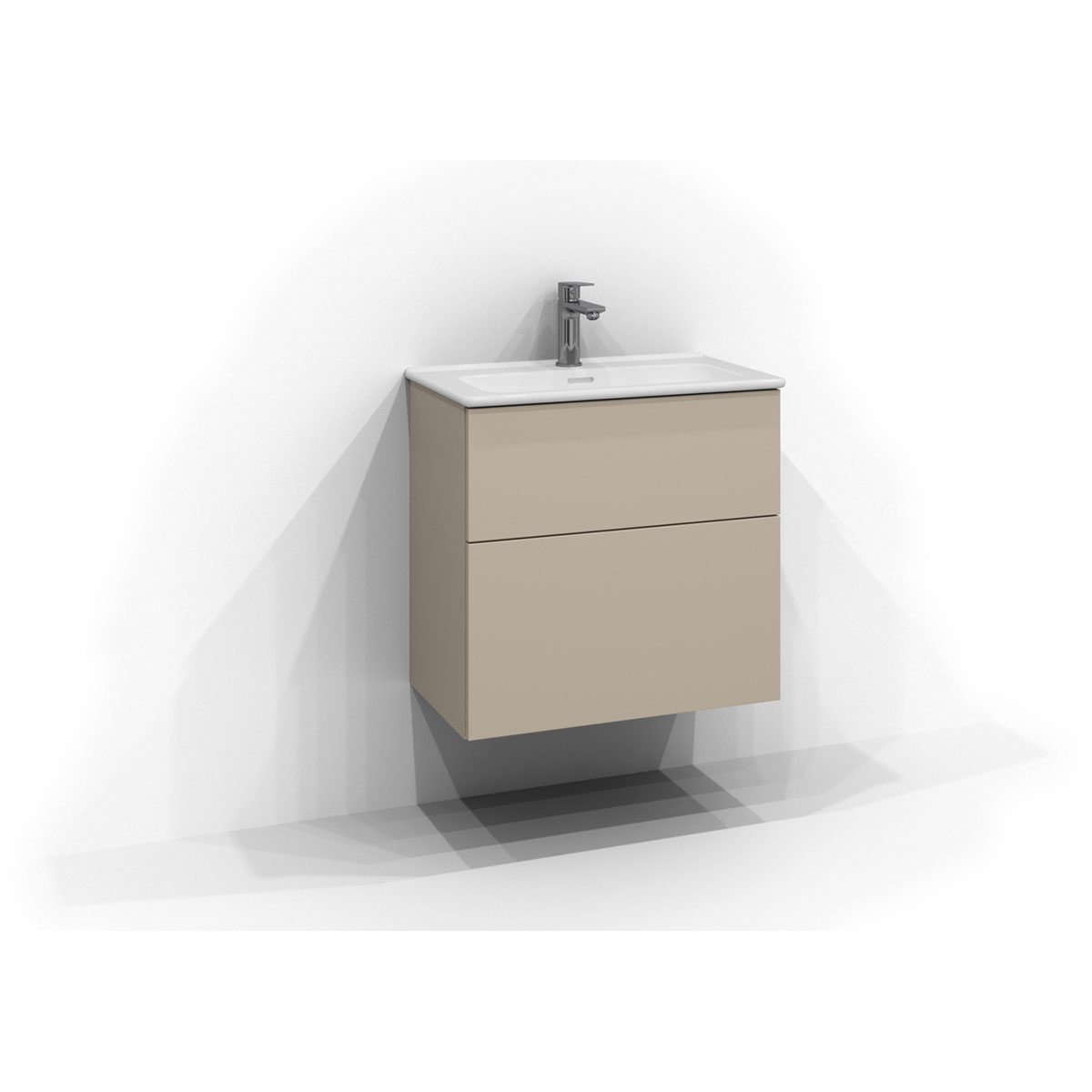 Tvättställsskåp Svedbergs Poem Plan 350 med 2 Lådor | badrum - badrumsmobler - tvattstallsskap-och-kommod | KakelKungen