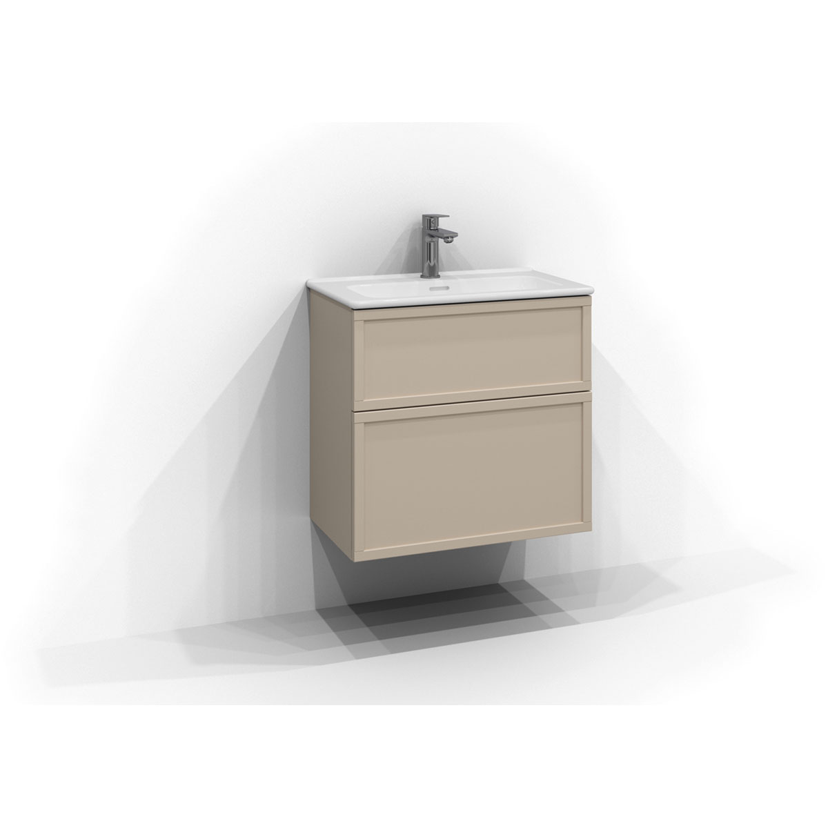 Tvättställsskåp Svedbergs Poem Ram 350 med 2 Lådor | badrum - badrumsmobler - tvattstallsskap-och-kommod | KakelKungen