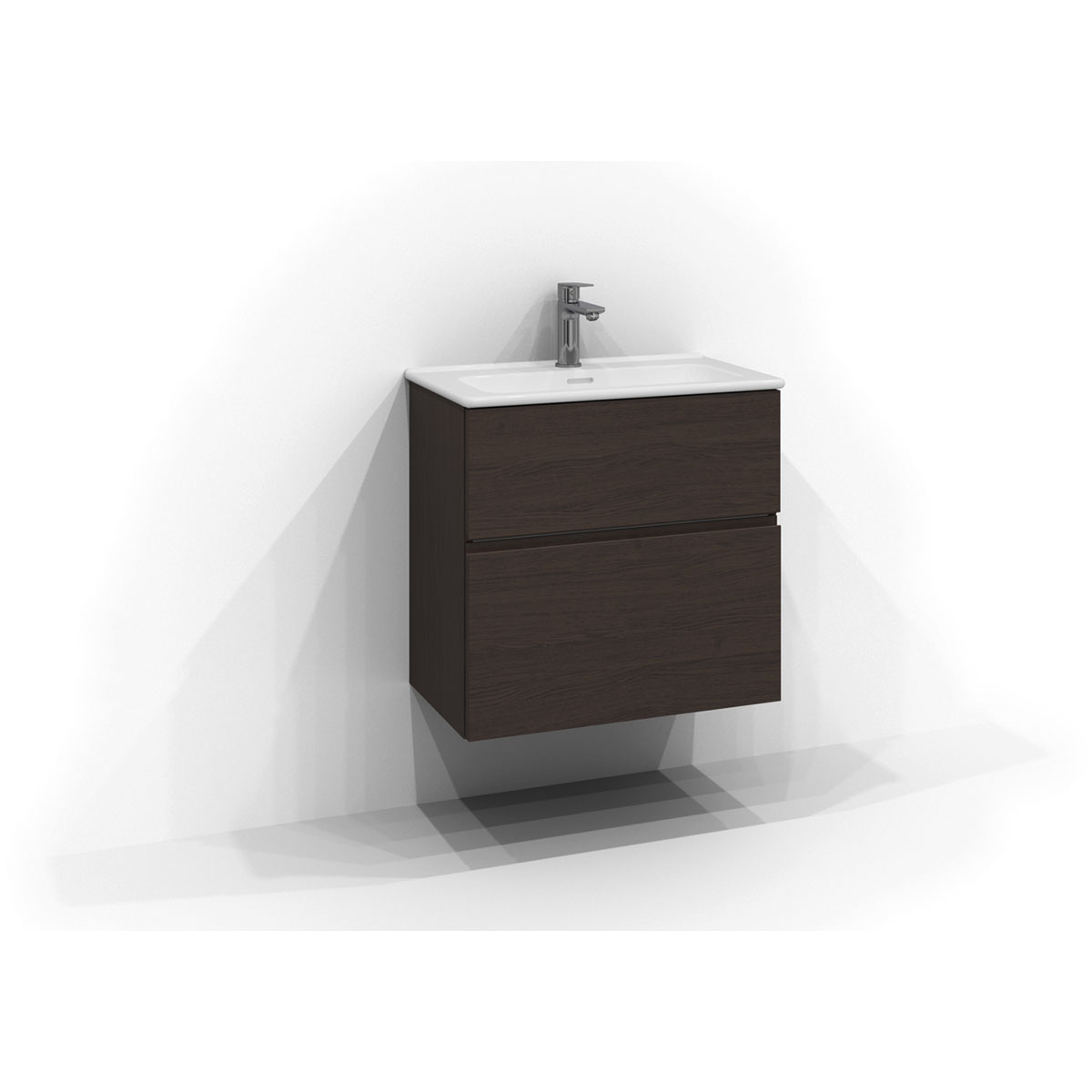 tvättställsskåp svedbergs poem profil 350 med 2 lådor