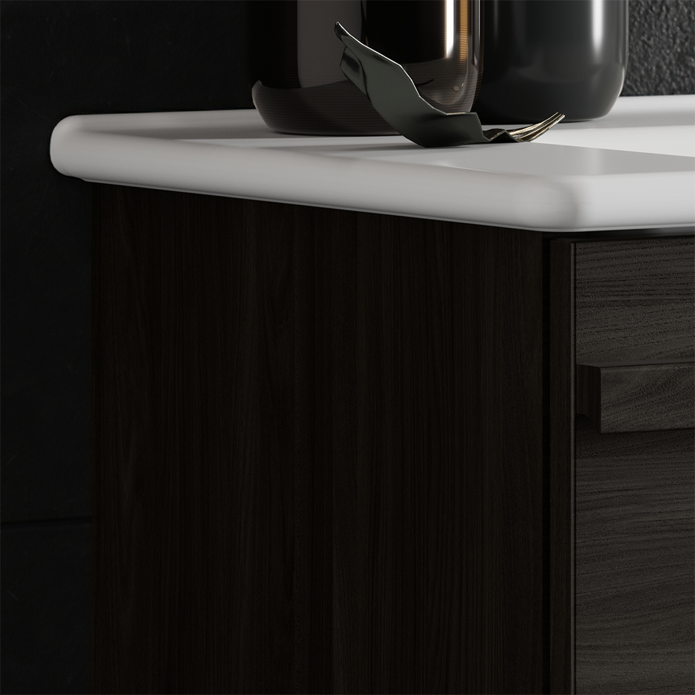 Tvättställsskåp Svedbergs Poem List 350 med 2 Lådor