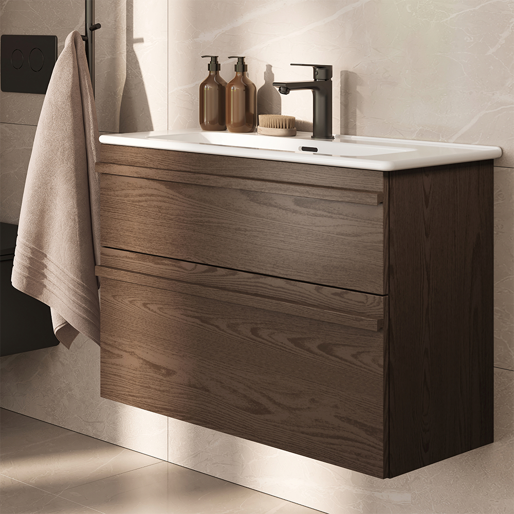 Tvättställsskåp Svedbergs Poem List 350 med 2 Lådor