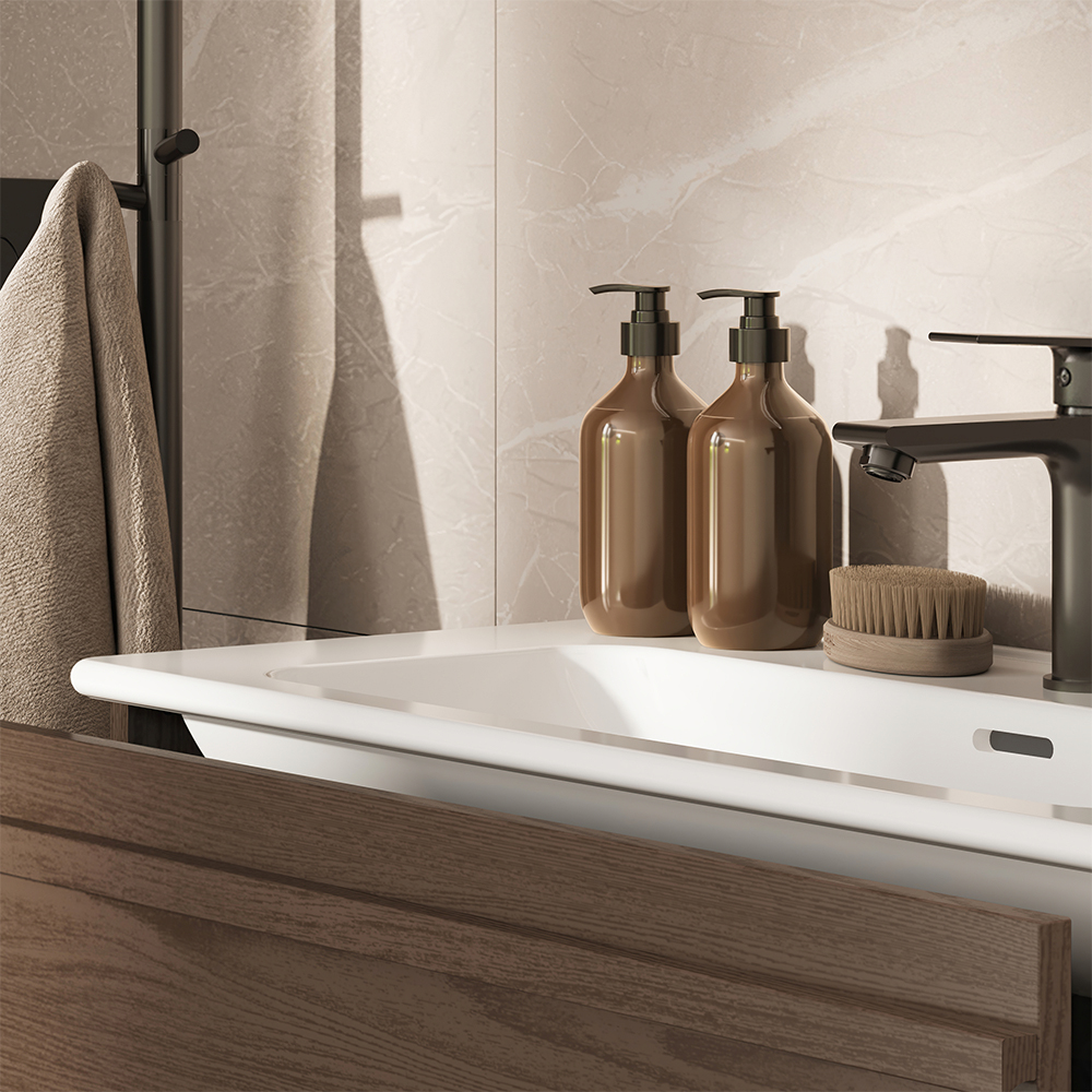 Tvättställsskåp Svedbergs Poem List 350 med 2 Lådor