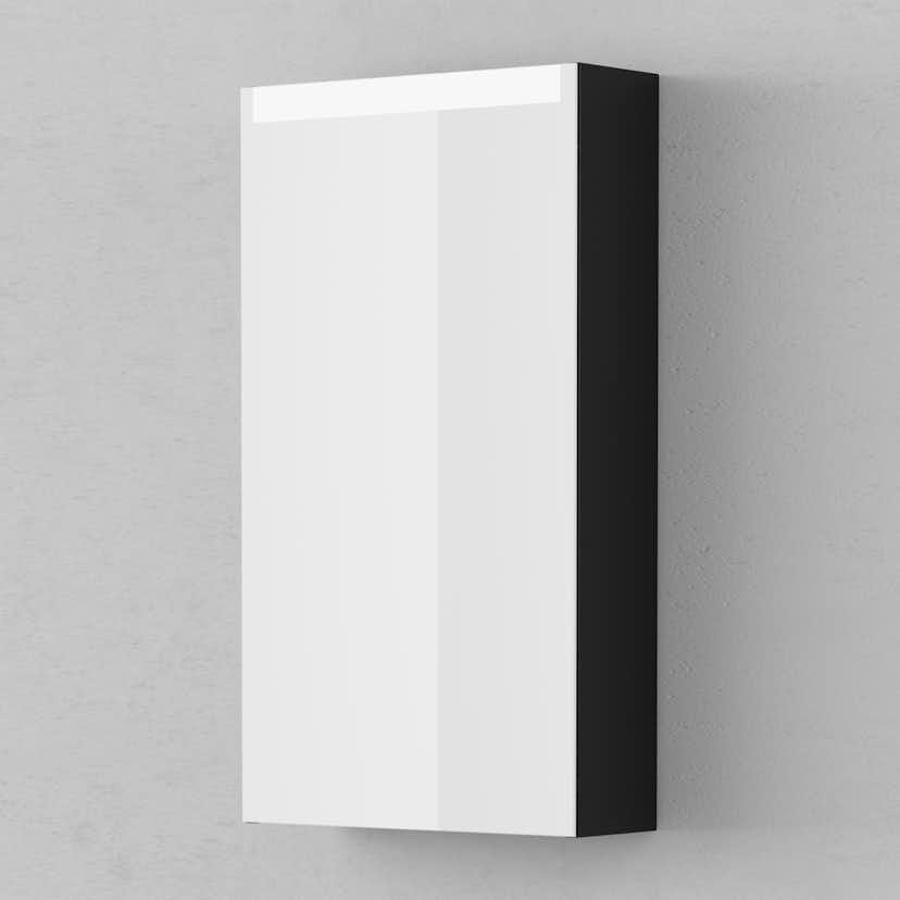 Spegelskåp INR Stage Bredd: 400 mm, Black Oak, Höger - Installation/montering finns att köpa till
