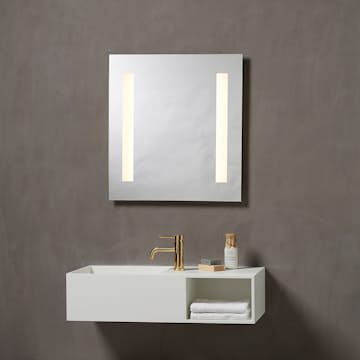 Speil Loevschall med Integrert Lys