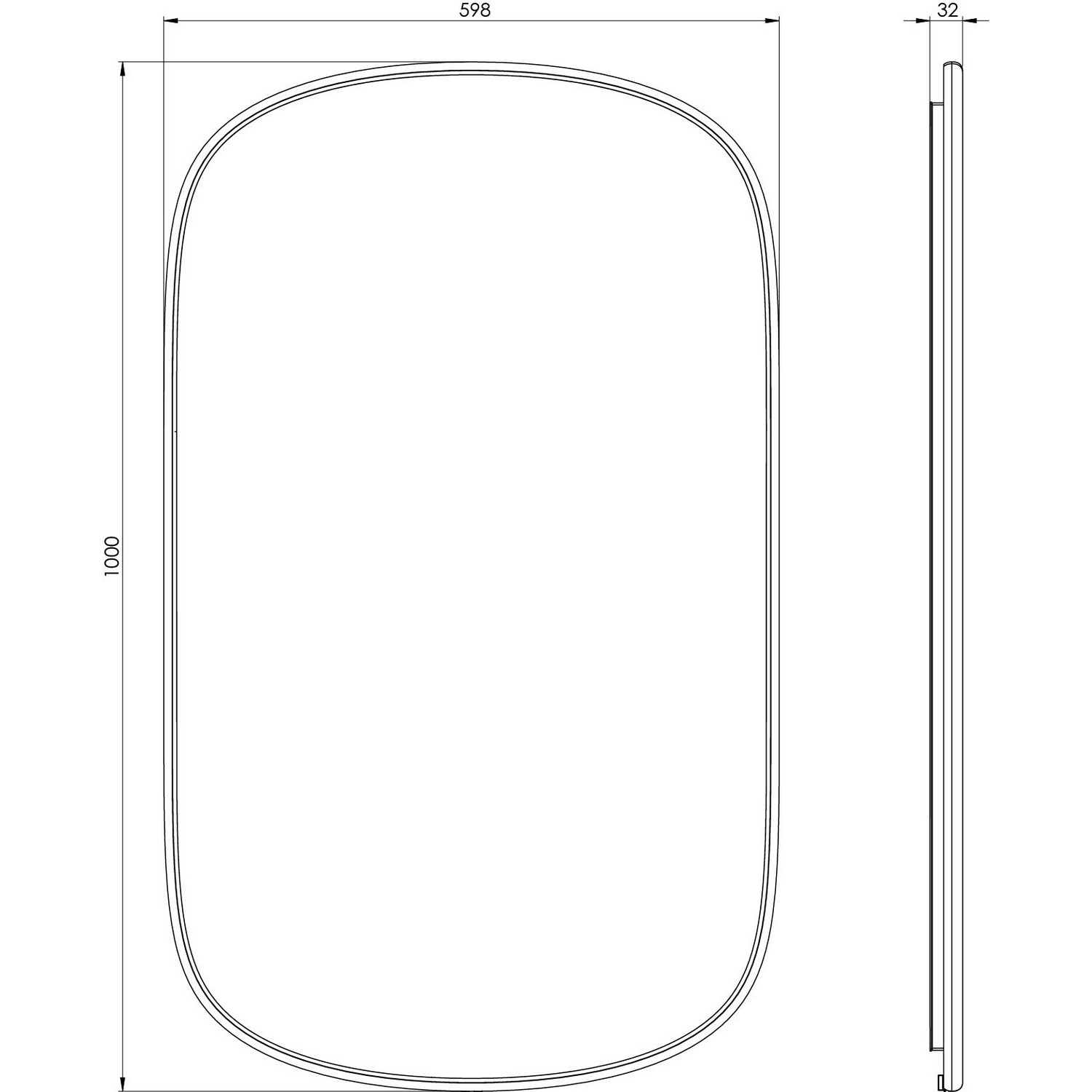 Speil Loevschall Bloom 598x1000
