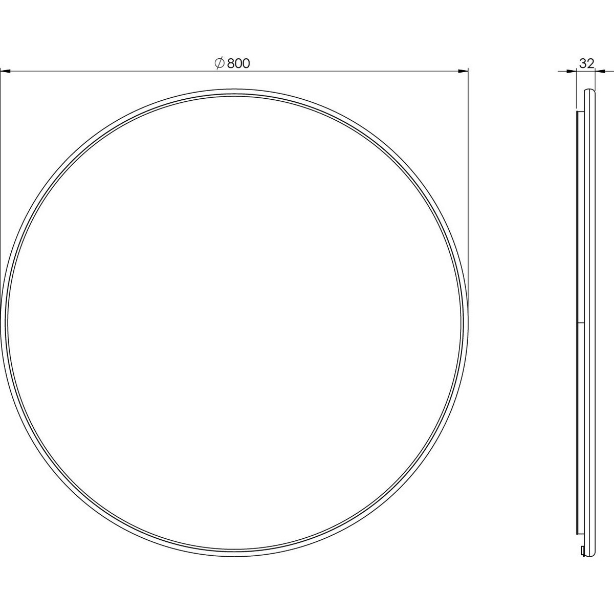 Speil Loevschall Bloom Ø800