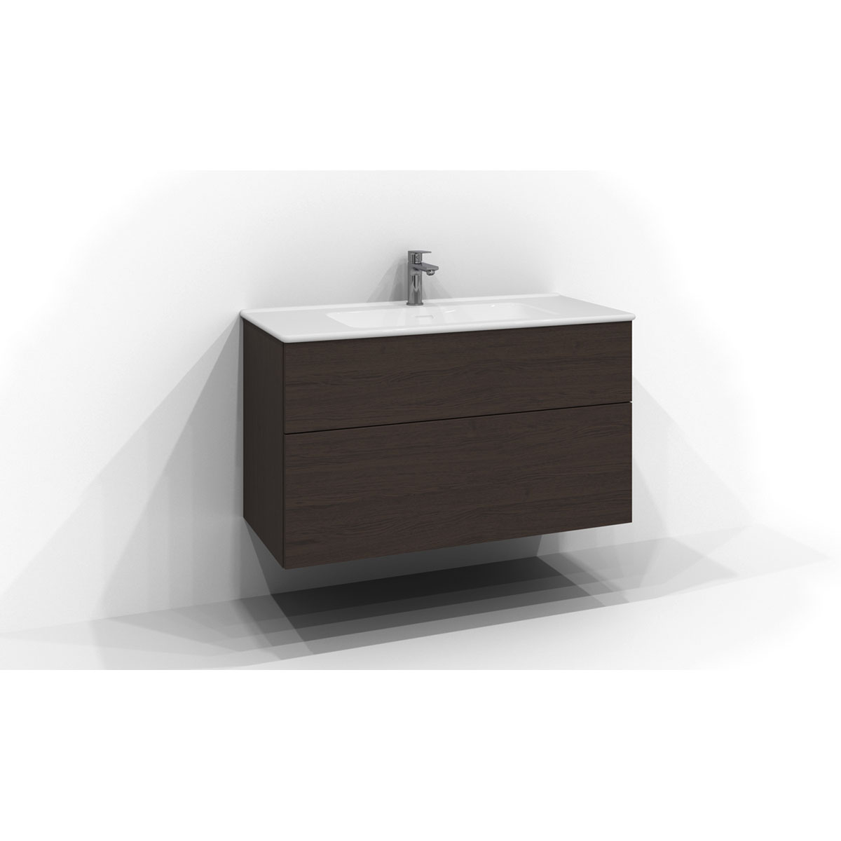 Tvättställsskåp Svedbergs Poem Plan 450 med 2 Lådor | badrum - badrumsmobler - tvattstallsskap-och-kommod | KakelKungen