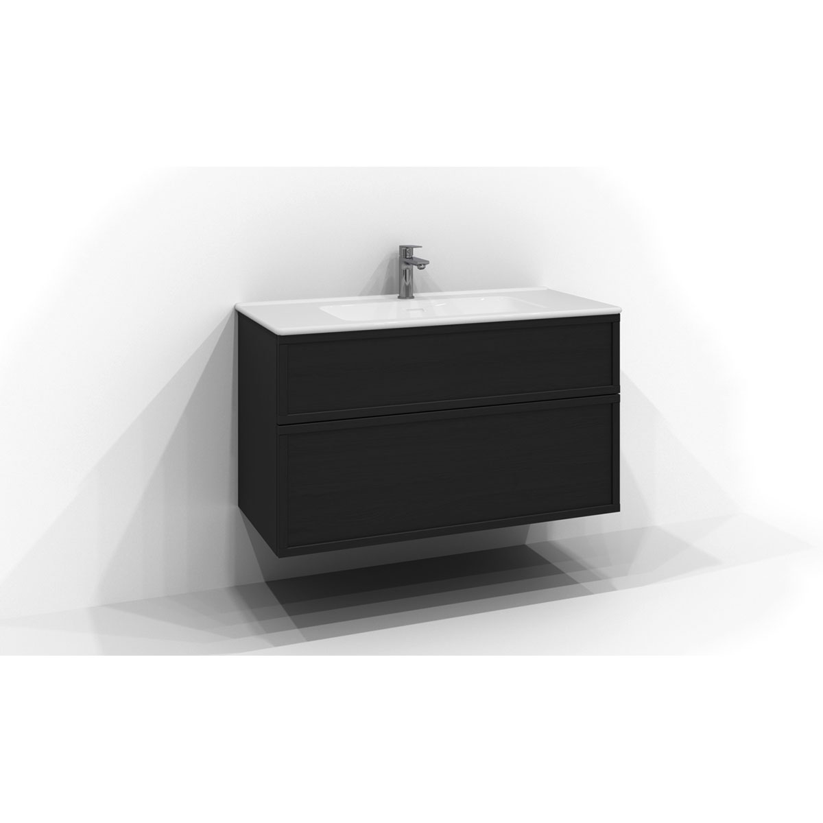 Tvättställsskåp Svedbergs Poem Ram 450 med 2 Lådor | badrum - badrumsmobler - tvattstallsskap-och-kommod | KakelKungen