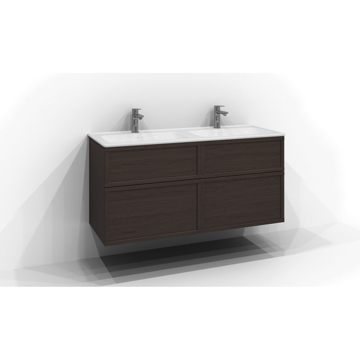 Tvättställsskåp Svedbergs Poem Ram med 4 Lådor