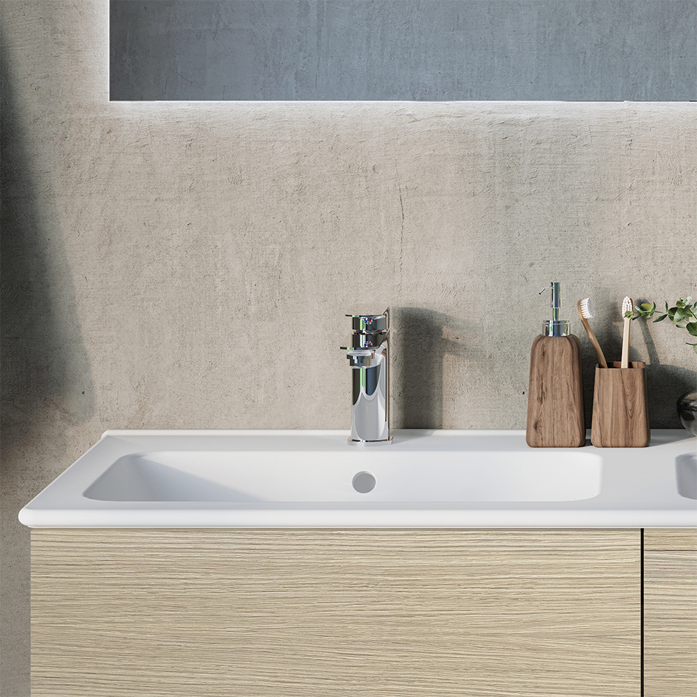 Tvättställsskåp Svedbergs Poem Profil med 4 Lådor