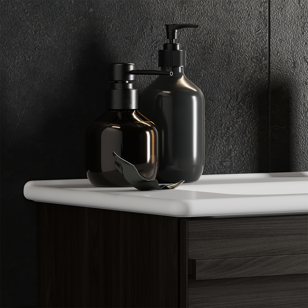 Servantskap Svedbergs Poem List med 4 Skuffer