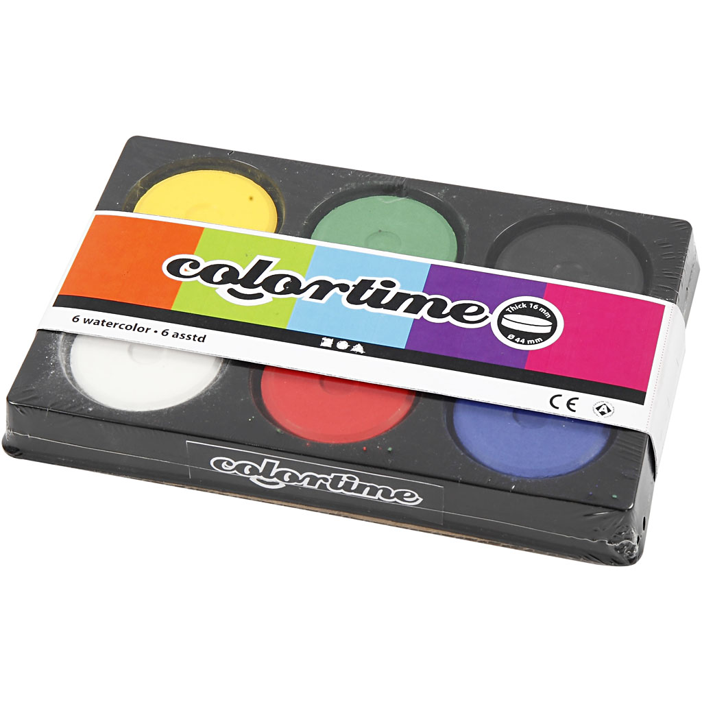 Vannfarge Creativ Company 19x57 mm 1 sett