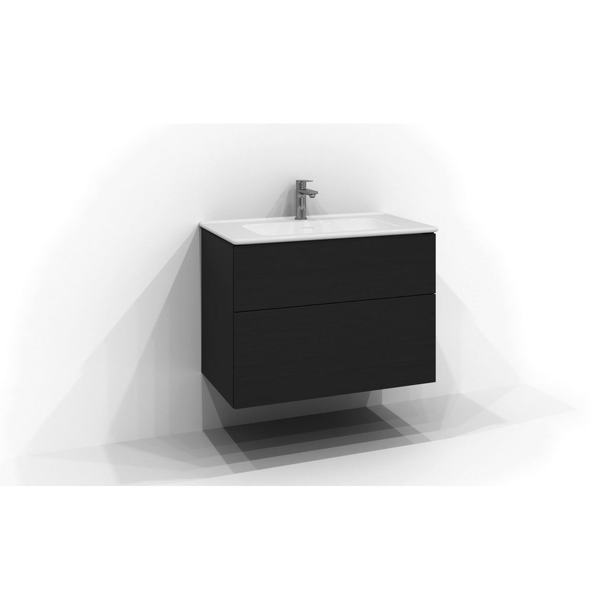 Tvättställsskåp Svedbergs Poem Plan 450 med 2 Lådor | badrum - badrumsmobler - tvattstallsskap-och-kommod | KakelKungen