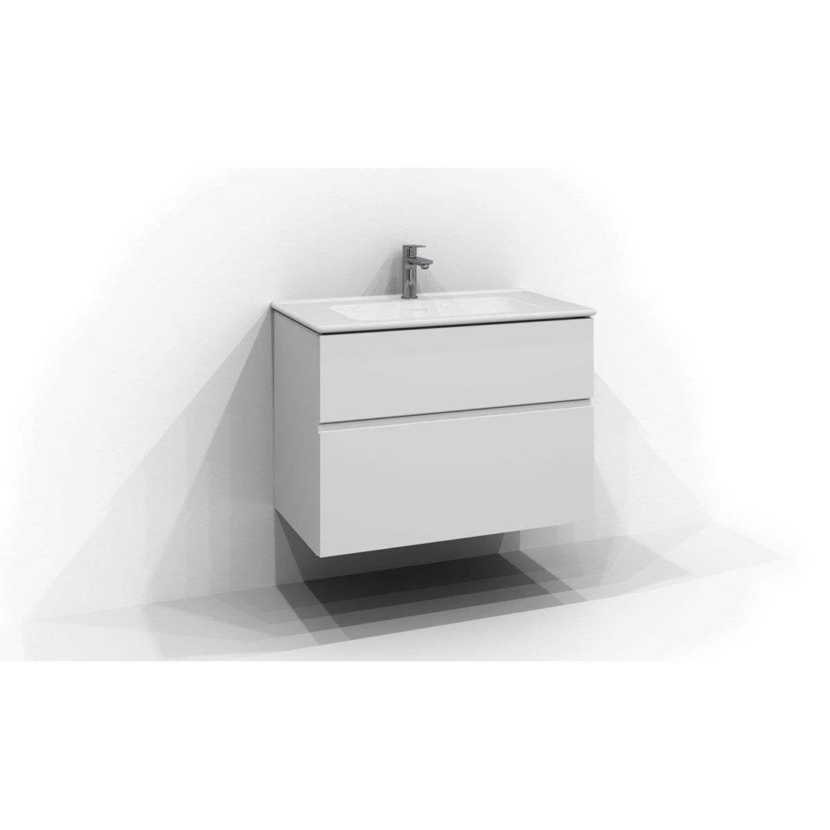 Tvättställsskåp Svedbergs Poem Profil 450 med 2 Lådor | badrum - badrumsmobler - tvattstallsskap-och-kommod | KakelKungen