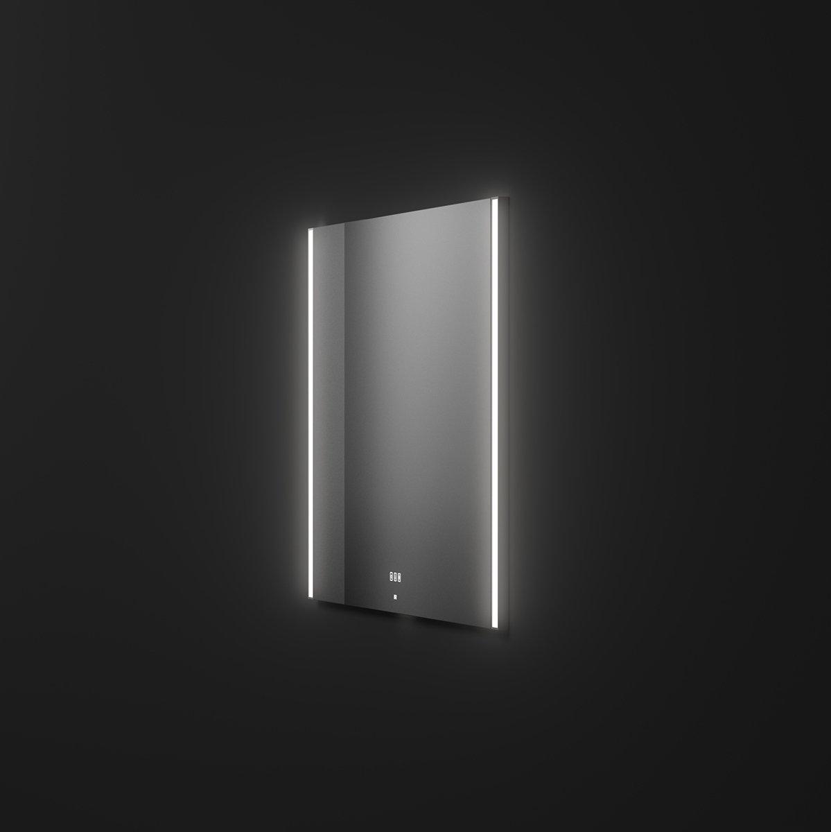 Spegel INR Scene med vinklingsbar sidobelysning